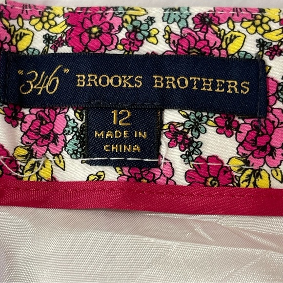 “346” Brooks Brothers Floral Skirt size 12 - Picture 4 of 12